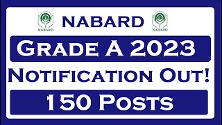 NABARD 2023 Notification Out [upl. by Alle309]