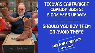 Tecovas Cartwright Scotch Goat Cowboy Boots  An Update After One Year of Wear [upl. by Llevol]