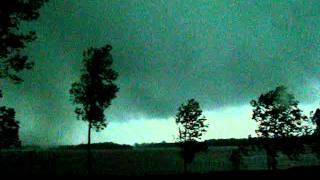 Mayflower Vilonia Arkansas tornado 4252011 [upl. by Ainitsirc]