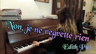 Edith Piaf Non Je Ne Regrette Rien Piano  Noy Saloniko [upl. by Lladnik259]