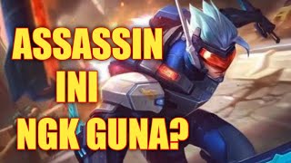 Gameplay Hero Saber Mobile legends  Beneran Assassin Ngk Guna [upl. by Nrehtac]