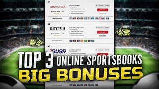 Top 3 online sportsbooks  Best sportsbook sign up bonus [upl. by Stanhope109]