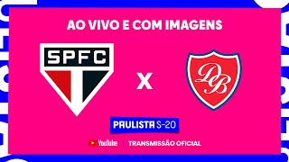 JOGO COMPLETO SÃO PAULO X DESPORTIVO BRASIL  2ª FASE  PAULISTA SUB20 [upl. by Zetram]