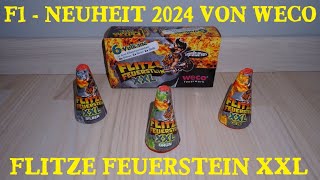 Weco Flitze Feuerstein XXL  F1NEUHEIT 2024 [upl. by Gee]