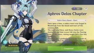 Eula Story Quest CutsceneVoiceover only  Aphros Delos Chapter l [upl. by Utas428]