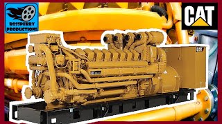 CAT C175 Masterpiece 4000HP V16 Diesel Generator Walk Through amp Warm Start [upl. by Ressay]