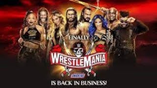 Rebooking WrestleMania 37   The Bloodline Reigns [upl. by Nagam747]