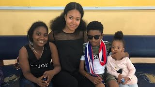 Flavour’s babymama Anna Banner spends time with his Liberian adopted son Semah and her daughter [upl. by Seavir678]