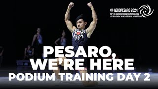 Pesaro we’re here  – Podium Training Day 2 [upl. by Philomena867]