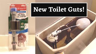 How to Replace a Toilet Fill Valve  Installing the Fluidmaster Fill Valve and Flapper Kit [upl. by Anicnarf]