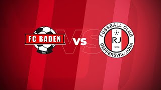 Hoval Promotion League  FC Baden 1897  FC RapperswilJona [upl. by Birk]