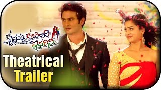 Krishnamma Kalipindi Iddarini  Theatrical Trailer  Sudheer Babu  Nandita  KKI [upl. by Margie]