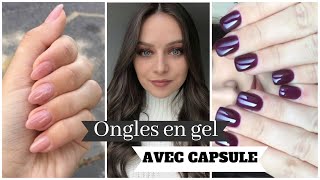 ONGLES EN GEL AVEC CAPSULE FACILE  TUTO  Produits nécessaire  💅🏼 [upl. by Ynahpit]