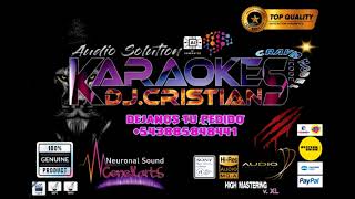 Aguita  RAFAGA FT ROBLEIS KARAOKE [upl. by Nilrah]