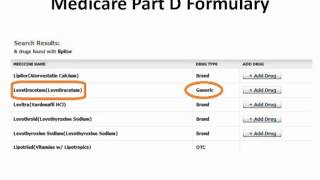 medicare part d formulary [upl. by Schaeffer]