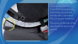 Car Seat Installation Evenflo Momentum 65™ SureLATCH® [upl. by Enyalahs]