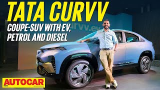 Tata Curvv  SUV Coupe is here to take on the Creta  First Look  Autocar India [upl. by Rowan389]