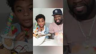 50 cent Beautiful family Girlfriend and 2 children ❤❤❤ celebrity love family shorts movie [upl. by Vaish]