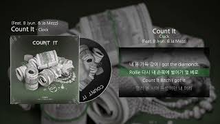 Clock  Count It FeatB JyunJa Mezz Official Lyric Video [upl. by Einaffets]