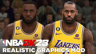 How to install Mods in NBA 2K23  Realistic Graphics [upl. by Asek156]