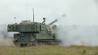 M109A6 Paladin ISO Spartan Density Training at Fort Stewart [upl. by Annehs]