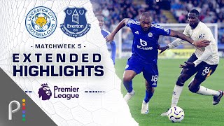 Leicester City v Everton  PREMIER LEAGUE HIGHLIGHTS  9212024  NBC Sports [upl. by Slein]