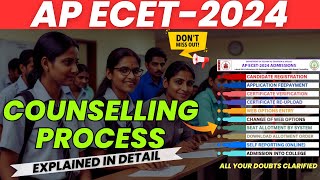 quotAPECET 2024 Counselling Process Explained StepbyStep Guide to Secure Your Seatquot apecet [upl. by Arret]