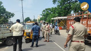 Hyderabad police implement strict lockdown [upl. by Alliuqet]