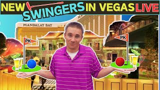 Trying the NEWEST Attraction on the Las Vegas Strip  Swingers Mini Golf [upl. by Attikin]