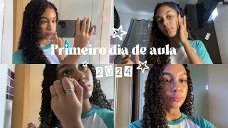 Grwm para o primeiro dia de aula 2024 ￼ 2 ano do ensino médio [upl. by Steve]