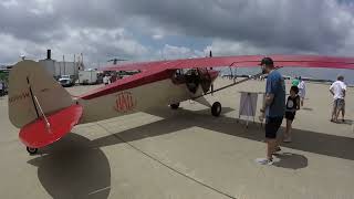 Piper PA12 Super Cruiser made in 1947 Airshow Walk Around Pause for Details Ernie Hall Part 1 [upl. by Orecic]