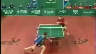 2000 World Table Tennis Championships  JanOve Waldner vs Liu Guoliang [upl. by Ynttirb]