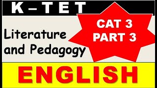 K TET Part 3 English Previous Solved Questions Useful for SET PGT TGT [upl. by Birkett78]