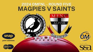 2024 R5 Magpies v Saints [upl. by Inahc]