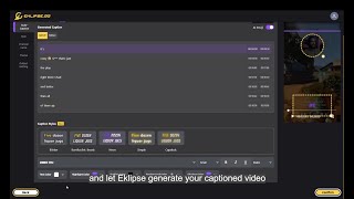 How to add Autocaptions in Eklipse eklipsegg  Tutorial for Beginners 2024 [upl. by Ann-Marie]