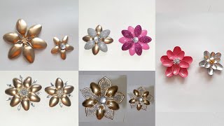 5 flores fáciles con cucharas  5 easy flowers with spoons [upl. by Asa]