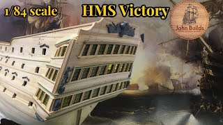 184 Scale Model  HMS Victory  2019 Build Montage  Part 3 [upl. by Noicpesnoc]