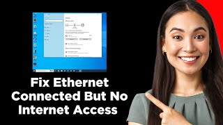 Fix Ethernet Connected But No Internet Access  LAN Wired 2024 Step By Step Guide [upl. by Siurad657]