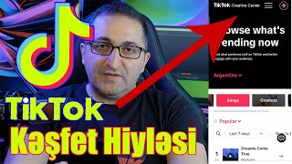 TİK TOKDA KEŞFETƏ DÜŞMƏK TAKTİKASİ 2024 geloyren shorts [upl. by Charron129]