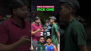 Part1  IND vs PAK T20 Team Pick one pakistanireaction cricket indvspak viratkohli [upl. by Nyltac]