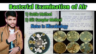 Bacterial examination of air in hindi हवा का बैक्टिरियल एग्जामिनेशन टेस्ट microbiologynotes [upl. by Patty]