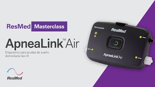 ResMed Masterclass  Poligrafia Respiratoria Apnea Link Air [upl. by Bodkin]