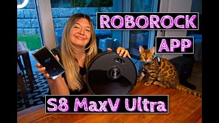 RoborockApp S8 MaxV Ultra  Alle Funktionen und Einstellungen der App und des Roboters [upl. by Barbaresi]