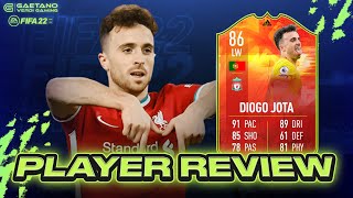 DIOGO JOTA 86  Als Stürmer in Finals getestet  FIFA 22 Player Review [upl. by Sillig540]