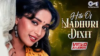 Hits Of Madhuri Dixit  Video Jukebox  Bollywood 90s Romantic Songs  Hindi Love Songs [upl. by Martella]