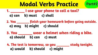 Modal Verbs Exercises  Modal Verbs Questions And Answers [upl. by Adohr685]