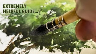 EXTREMELY Helpful Guide to Paint Watercolor Tree [upl. by Naivaf]