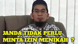 Apakah Janda Tidak Perlu Izin Dari Keluarga Untuk Menikah  Adi Hidayat [upl. by Nagaet309]