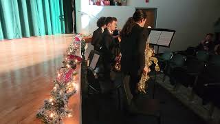 Sickles Winter Concert Saxophone Quartet [upl. by Dleifrag]