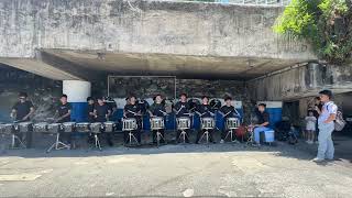 Sandugo Drumline  Under the Bridge Warm up [upl. by Ynohtona]